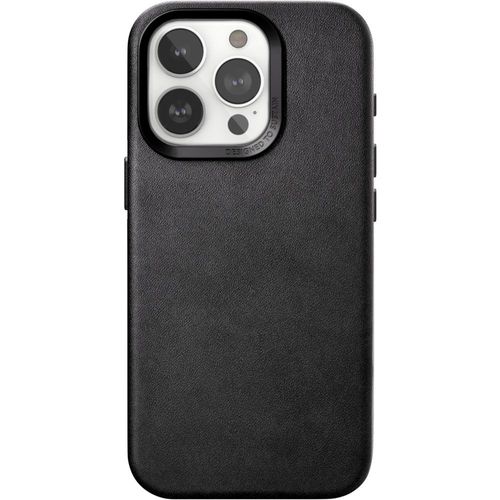 Coque Woodcessories Iphone 15 Pro Cuir Noir