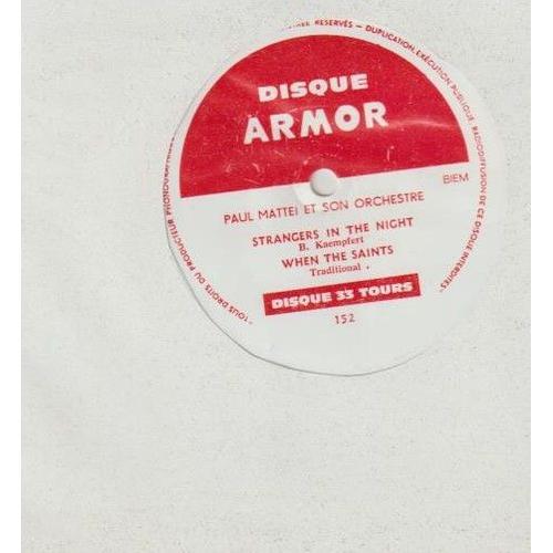 Flexible Armor Publicite Pour Papier Carbone 33 - Paul Mattéi Et Son Orchestre - Strangrs In The Night - Wahzn Tje Saints 152 - 1966