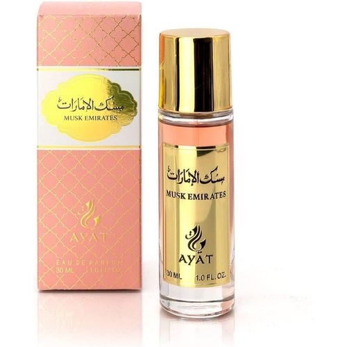 Eau De Parfum Musk Emirates 30ml Edp Orientale Arab - Idée Cadeau Pour Homme Et Femme - Parfums Miniature Fabriqué Et Conçu À Dubaï (Musk Emirates) 