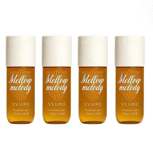 Vv Love Mellow Melody Brume Parfumée Pour Femme 4*150ml 