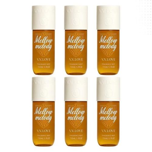 Vv Love Mellow Melody Brume Parfumée Pour Femme 6*150ml 