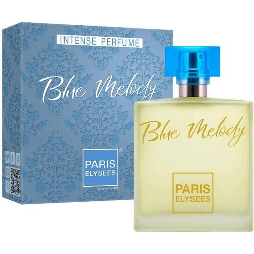 Blue Melody - Eau De Parfum Femme - Florale Et Boisée - Citron,Limette Et Pomme - Vaporisateur Parfum - 100ml 