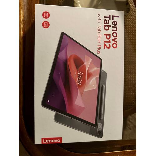 Tablette Lenovo Tab P12 With Tab Pen Plus 128 Go 12.7 pouces Gris
