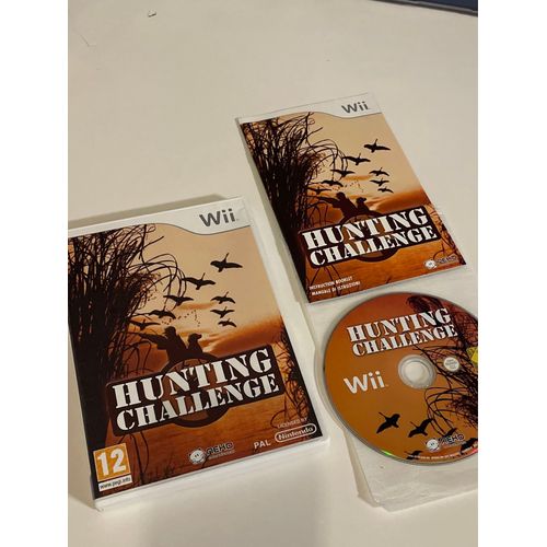 Nintendo Wii Hunting Challenge Boîte Uk Ita