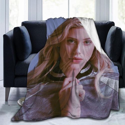 Lili Actrice Reinhart, Jeté Polaire En Flanelle Ultra Doux Et Léger, Climatisation Chaude Pour Canapé-Lit 80x60 Pouces