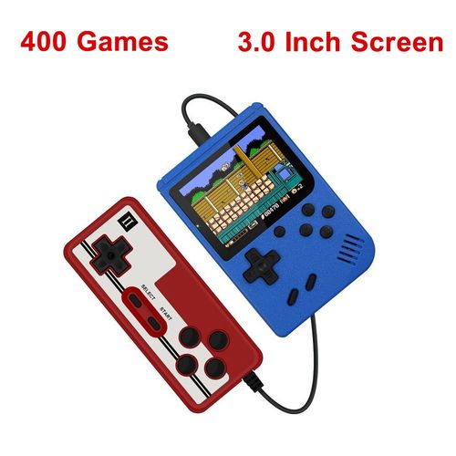 Console De Jeux Rétro + 1 Manette Jeu Vidéo Portable Gaming 400 Games Console De Poche  Écran Lcd 3 Pouces