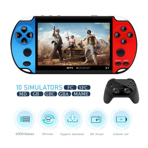10000 Jeux Intégrés Console De Jeu Rétro Écran 4.3 Pouces Jeu Vidéo Portable Gaming