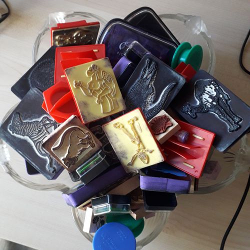 30 Tampons Encreurs Disney Et Animaux