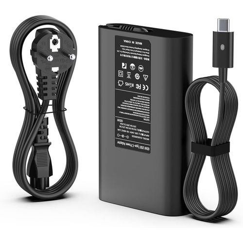 Chargeur Usb C 65W Pour Dell Latitude 5420 5290 7490 5520 5285 5179 5480 5400 5310 5320 5175 5289 7420 7410 7370 7320 7275 7280 Xps 15 12 13 9365 9350 9360 9370 9250 Alimentation A[ORD623059]