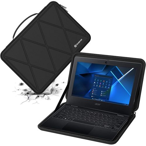 Housse De Protection Rigide En Eva Compatible Avec Acer Travelmate B3 Tmb311-33-C3Fm, Travelmate Spin B3 Tmb311Rn-33-C0Js 2 En 1, Travelmate Spin B3 11 Tmb311R-33-C04F 2 En 1 (X801[ORD622988]