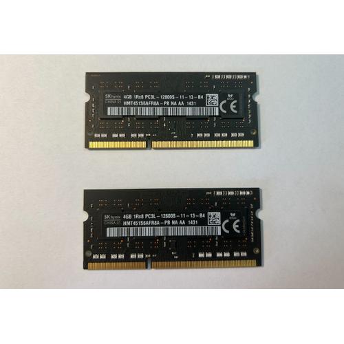 RAM 8GB 2X4GB 12800 SK HYNIX SODIMM.