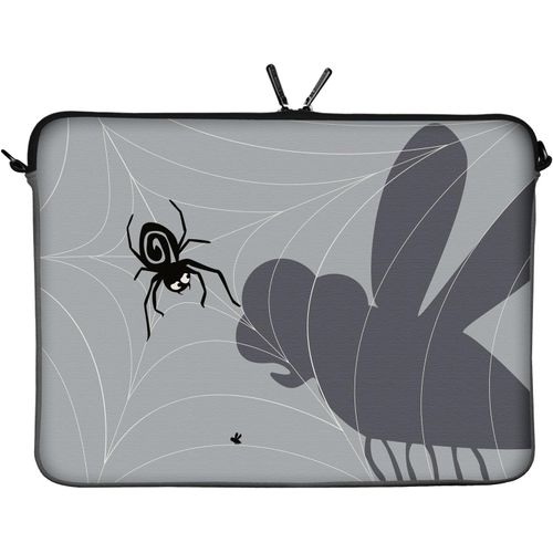 Ls146-17 Spiderweb Designer Notebook Sleeve Housse Pour Ordinateur Portable 17,3"" (43,9 Cm) Large Néoprène Pochette Sacoche[ORD621547]