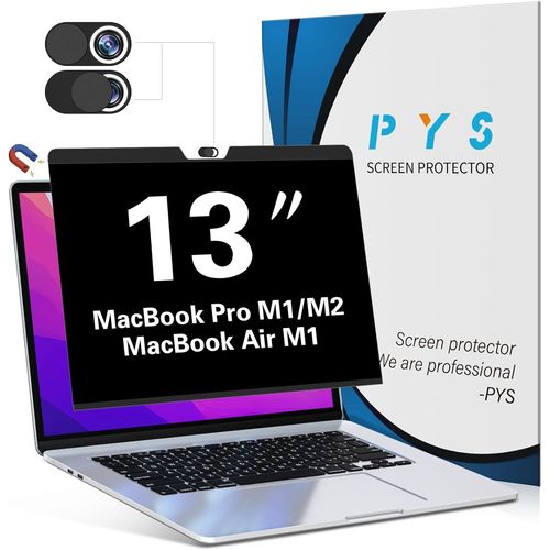Magnétique Filtre De Confidentialité Pour Macbook Air 13 Pouces M1 (2018-2021) / Macbook Pro 13 Pouces (2016-2022, M1, M2)- Film De Protection Anti-Espion, Anti-Éblouissement, Faci[ORD620541]