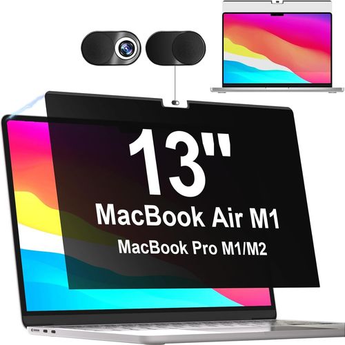 Magnétique Filtre De Confidentialité Pour Macbook Air 13 Pouces(2018-2021, M1)& Macbook Pro 13 Pouces(2016-2022, M1, M2), Amovible Ecran Confidentialité, Protection Écran Pour Macb[ORD620637]