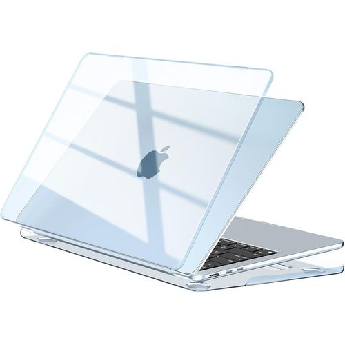 Coque Compatible Avec Macbook Air 15 Pouces 2025 2024 2023 M4 A3241 M3 A3114 M2 A2941 Avec Touch Id Et 15,3"" Retina, Protection Étui Rigide En Plastique Anti-Rayures Case - Crystal[ORD620250]