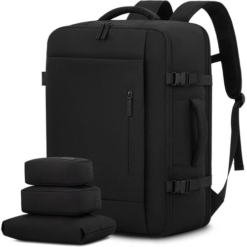 Sac À Dos Voyage Grand, 45L Sac De Voyage Homme Femme Valise Cabine 55X35X25, Imperméable Sac Ordinateur Portable 18 Pouces Bagages Cabine 55X40X20 De Affaires Travail Randonnée, N[ORD621817]