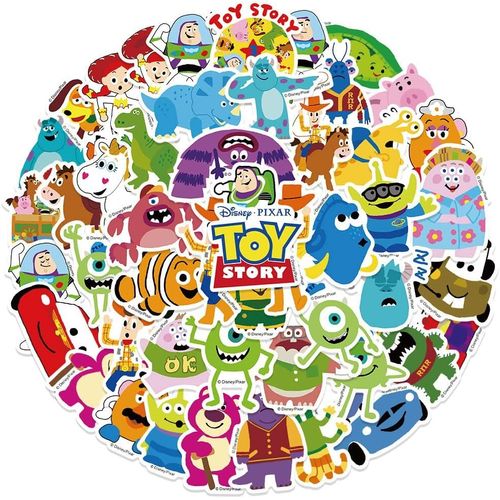 Lot De 50 Autocollants Characters Pour Ordinateur Portable, Pare-Chocs, Planche À Roulettes, Bouteilles D'eau, Ordinateur, Téléphone, Dessins Animés Pour Enfants, Adolescents, Adul[Ord624198]