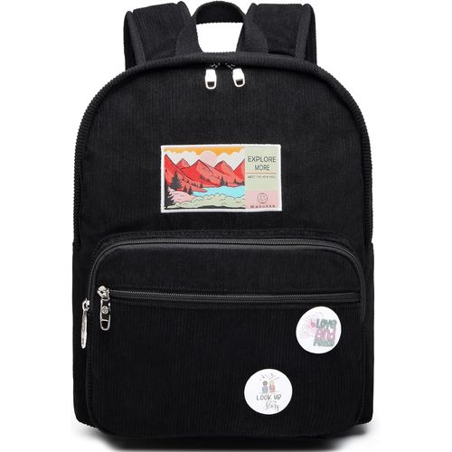 Sac À Dos Pour Homme Et Femme - En Velours Côtelé Sac À Dos Décontracté - Sac D'École - Sac De Ville - Pour L'École Et Le Quotidien[ORD624848]