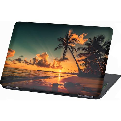 Lp89 Film Adhésif Pour Ordinateur Portable - Autocollant En Vinyle Pour Ordinateur Portable - Plage De Palmiers - 17"[ORD624743]