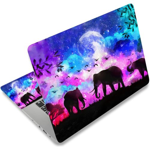 Film De Protection Autocollant En Vinyle Pour Ordinateur Portable 13"", 13,3"", 14"", 15"", 15,4"", 15,6"", 15,6"", Film De Protection Autocollant Décoratif (Éléphant)[ORD625119]