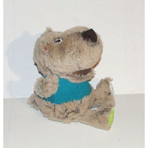 Doudou Ours Cesar Lilliputiens Corps En Laine Peluche Animal 22 Cm