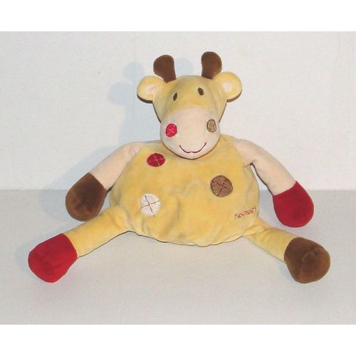 Doudou Vache Boule Nounours 20cm