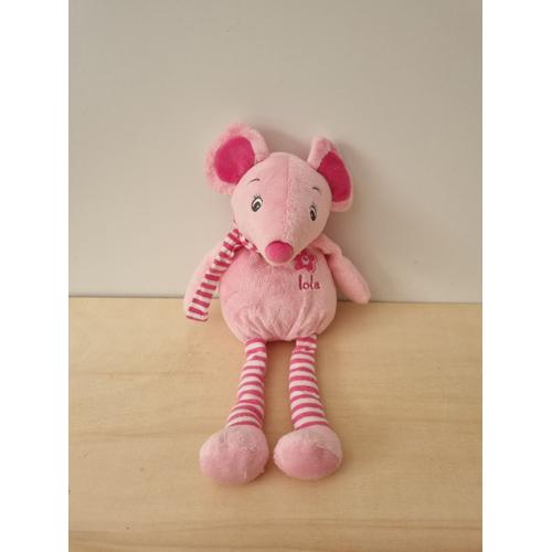 Doudou Souris Rose Arthur Et Lola Bébisol