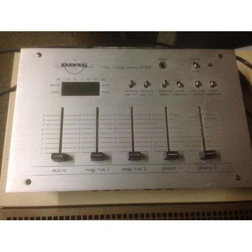 Table mixage + chambre d'écho