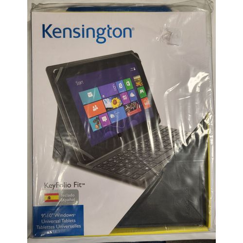 KENSINGTON KEYFOLIO FIT ESPANOL 9-10 QWERTY NEUF NOIR