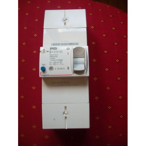 Disjonteur différentiel LEGRAND /BACO  500mA S