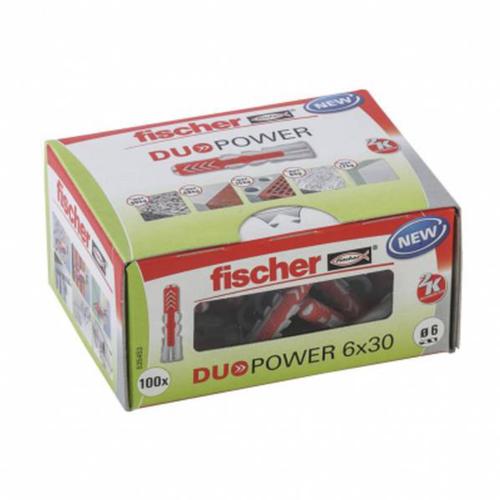 Fischer DuoPower 6x30mm, 100 pièces 