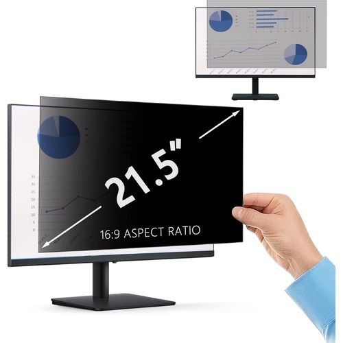 Filtre De Confidentialité Pour Moniteur Widescreen Computer Desktop¿ Film Protection Anti Regard Pour Écran D'Ordinateur & Moniteur- (21.5" Pouces - 16:9)[ORD625275]