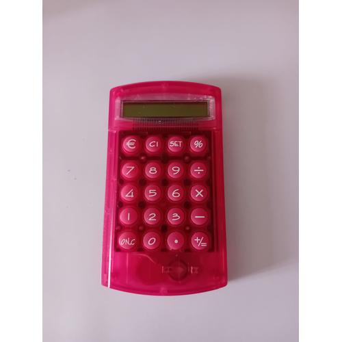 Calculatrice convertisseur euro rose