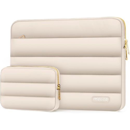 Housse Ordinateur Portable Bouffi 17,3 Pouces, Compatible Avec Dell Xps/Hp Pavilion/Ideapad/Acer/Alienware/Hp Omen Notebook Computer, Pochette Horizontal Polyester Avec Petit Sac,S[ORD624720]