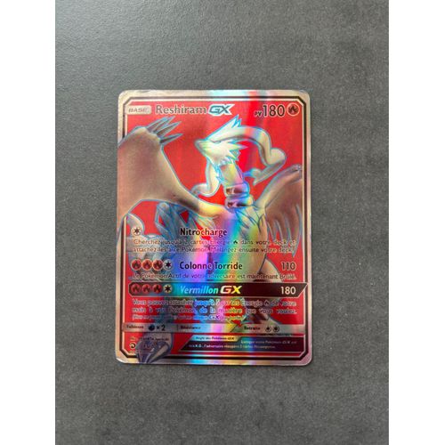 Carte Pokémon Reshiram Gx 