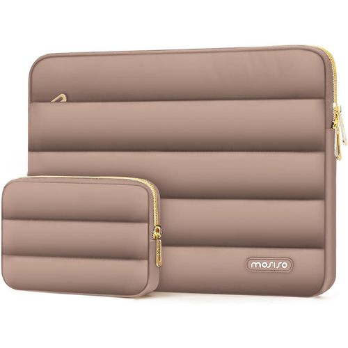 Housse Ordinateur Portable Bouffi 17,3 Pouces, Compatible Avec Dell Xps/Hp Pavilion/Ideapad/Acer/Alienware/Hp Omen Notebook Computer, Pochette Horizontal Polyester Avec Petit Sac,M[ORD624716]