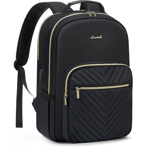 Sac À Dos Ordinateur Portable Femme 14 15.6 17 18Pouces, Sac A Dos Feminin Impermeable Elegant,Sac À Dos Femme Antivol,Sac À Dos Grande Capacité Avec Usb Port, Pour Collège Affaire[ORD625301]