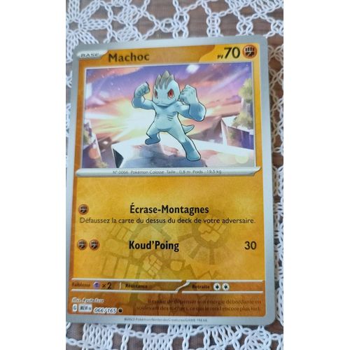 Carte Pokémon Ev 3.5 Reverse : Machoc 066/165.