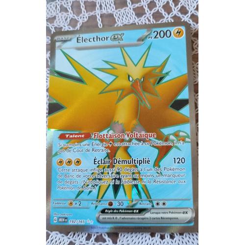 Carte Pokémon Ev 3.5 Secrète : Electhor Ex 192/165.