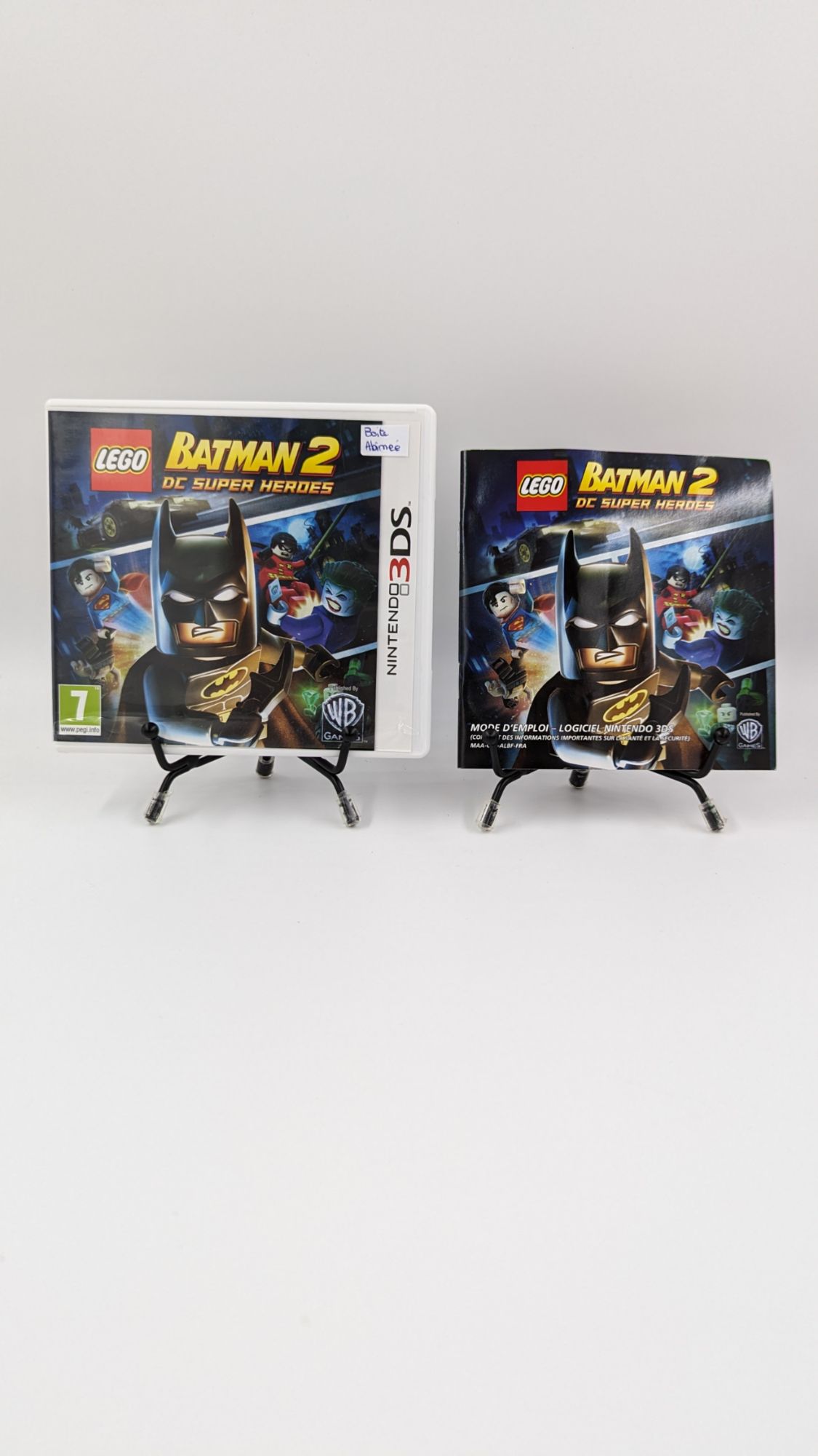 Jeu Nintendo 3ds Lego Batman 2 Dc Super Heroes En Boite, Complet (Boite Abîmée)