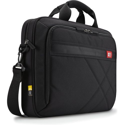 Dlc115 Sacoche En Nylon Pour Ordinateur Portable 15,6"" + Tablette Pc 10,1"" Noir[ORD624729]