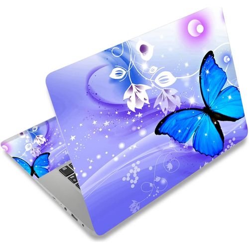 Film De Protection Autocollant En Vinyle Pour Ordinateur Portable 13"", 13,3"", 14"", 15"", 15,4"", 15,6"", 15,6"", Film De Protection Autocollant Décoratif (Papillon Bleu)[ORD625102]