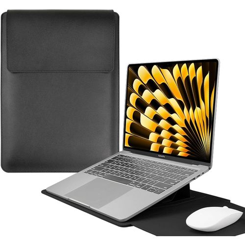 13-14 Pouces Housse Pour Ordinateur Portable Avec Support Fonction Pour Laptop, Pu Cuir Ordinateur Portable Sleeve Pour Macbook Air/Macbook Pro/Surface Dell Lenovo Hp Asus Acer Pc [ORD623533]