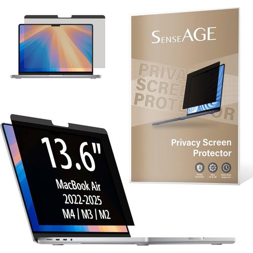 Filtre De Confidentialité Magnétique Premium Pour Macbook Air 13,6 Pouces (2022 M2), Filtre Écran Confidentialité Anti-Espion, Lumière Bleu, Film De Protection Amovible Pour Macboo[ORD624731]