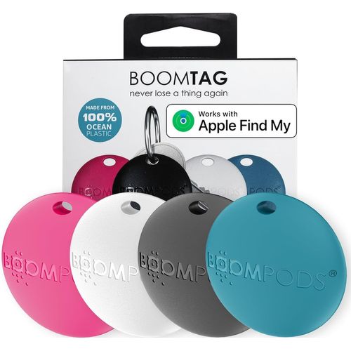 KGABERY-Boomtag Traceur Tag-Paquet De 4,Smart Traceur Bluetooth Compatible Avec Apple Find My,E¿Tanche Ipx5,Localisateur D'Objet Pour Cle¿S,Portefeuille,Enfant Et Chien-Vert Citron