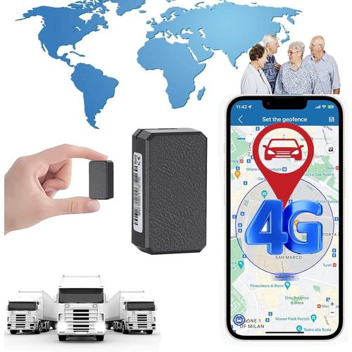 KGABERY-Mini Traceur Gps Enfant Magnetique 4Gtk901 600Mah Gps Moto Positionnement Scooters,Prévention Des Pertes De Vélos,Localisateur Temps Réel Des Clés,Voiture-Restaurant,Personnes Âgées,Enfants