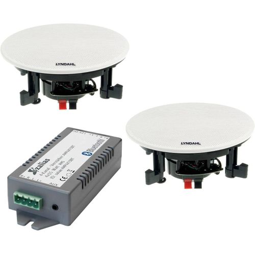 KGABERY-Zalias Set De Haut-Parleurs Cs200P Et Amp4X15Bt,Kit Avec 2 Ou 4 Haut-Parleurs En Option Et Amplificateur De Bluetooth,Haut-Parleur De Plafond Avec Aux-In,Avec 2 Haut-Parleurs