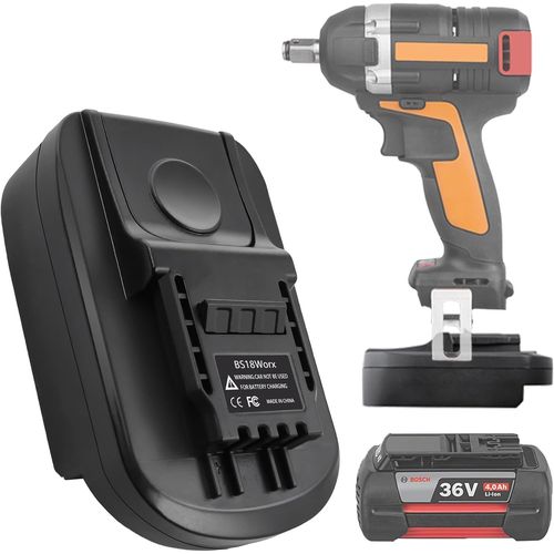 KGABERY-Adaptateur Bosch Gba Vers Worx-Compatible Avec Les Batteries Au Lithium Professionnelles Bosch Gba 18-V Bat607 Bat614 Bat607G-Convertisseur Pour Batterie Worx 18 V-20 V Li-Ion