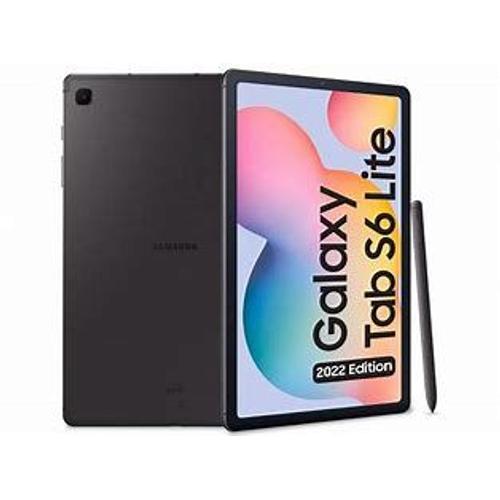 Tablette Samsung Galaxy Tab S6 Lite (2022 Edition) - Android - 128 Go - 10.4" TFT (2000 x 1200) - Logement microSD - 3G, 4G - Gris oxford