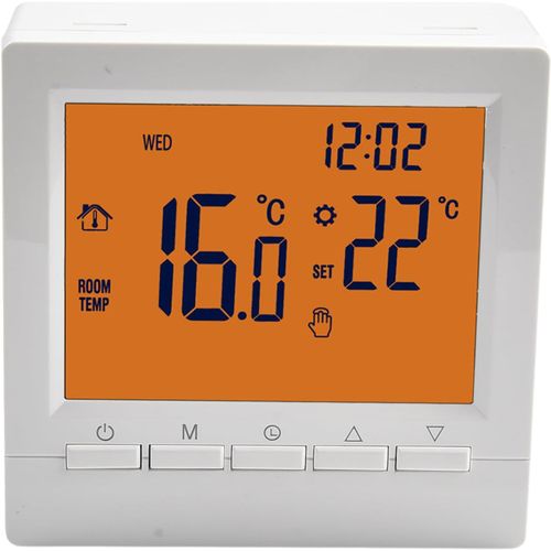 KGABERY-Thermostat Intelligent Programmable-Thermostat Mural Pour Chaudières À Gaz-Contrôleur De Température Avec Grand Écran Lcd-Sans Wifi